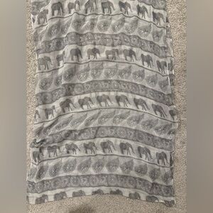 TALLA UNICA Infinity Scarf Elephant Print